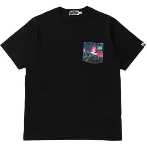 Bape Neon Tokyo Pocket Tee