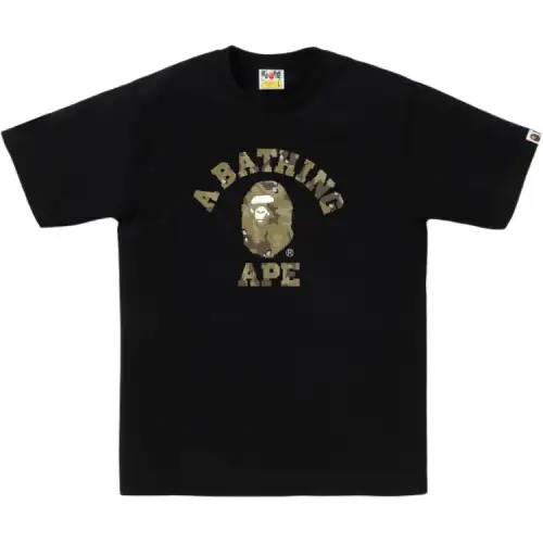 A Bathing Ape logo-printed T-shirt