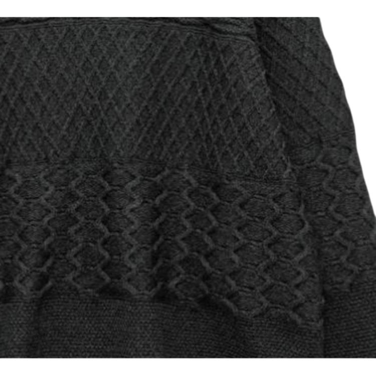 Мужской свитер nanamica FW25 Crew Neck Sweater (черный) — фото 3