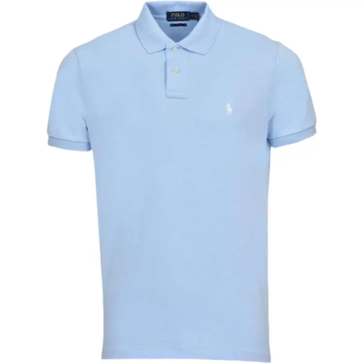 Polo Ralph Lauren Polo Shirt Custom Slim Fit Men's Blue