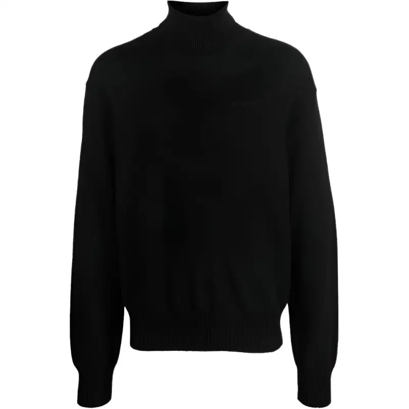 OFF-WHITE roll-neck wool jumper
