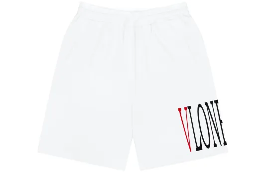 VLONE американская ретро серия STAPLE Classic контрастного цвета с большим логотипом и принтом, свободные повседневные шорты в одном стиле для мужчин и женщин