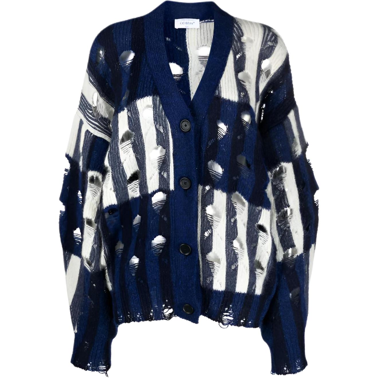 OFF WHITE Mohair blend Oversized Cardigan