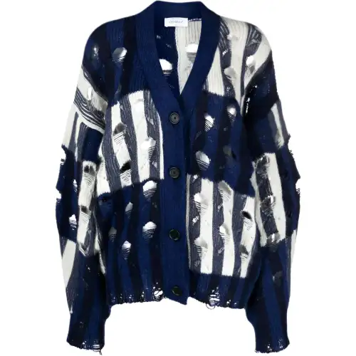 OFF WHITE Mohair blend Oversized Cardigan