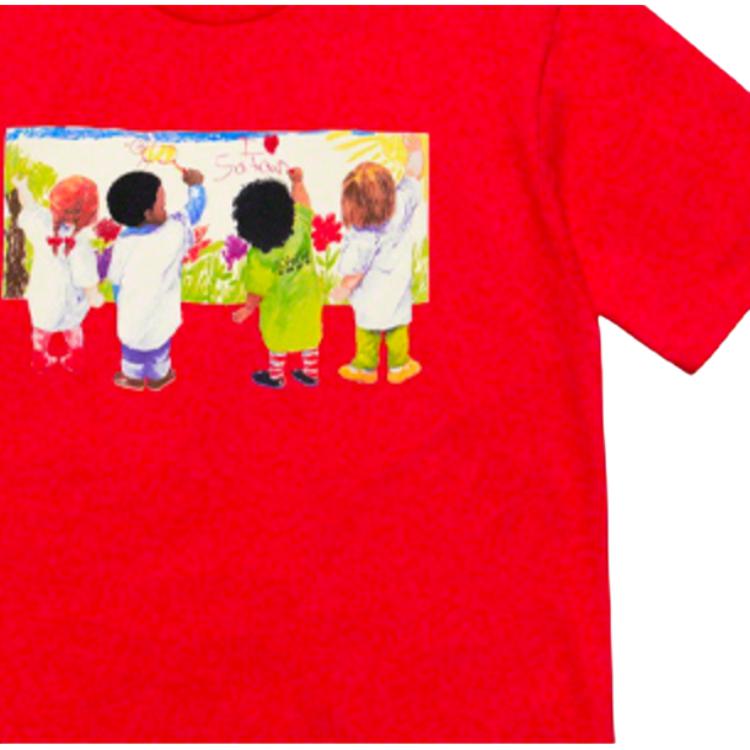 Футболка Supreme SS19 Kids Tee Red T (красный) — фото 4