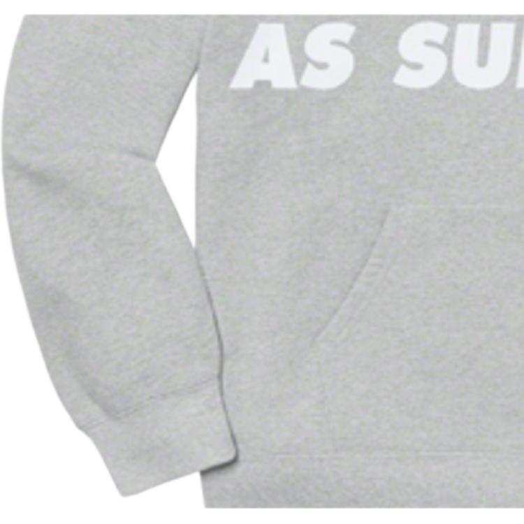 Худи Supreme SS20 Week 1 Known As Hooded Sweatshirt (серое) — фото 3