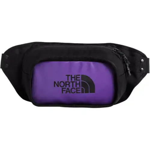 THE NORTH FACE 4.3L Fanny Pack Outdoor Bag Nylon Fabric Black Purple Unisex