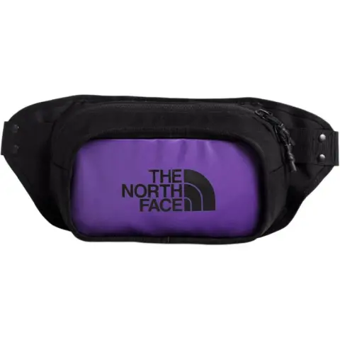 THE NORTH FACE 4.3L Fanny Pack Outdoor Bag Nylon Fabric Black Purple Unisex