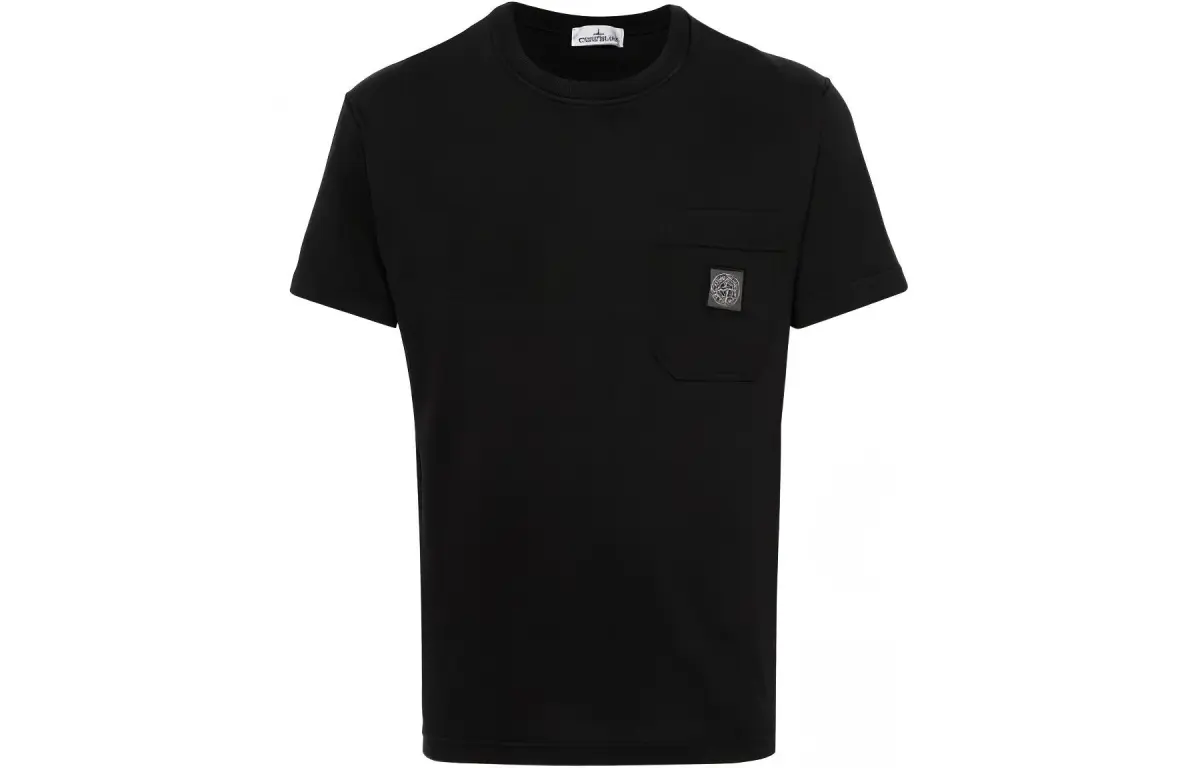 Stone Island Compass-patch cotton T-shirt