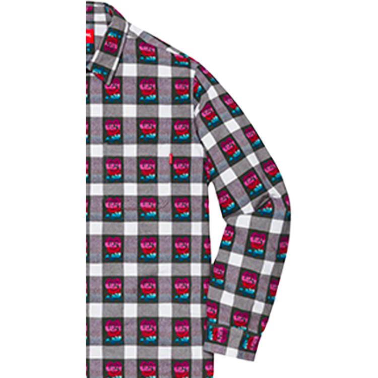 Рубашка Supreme SS19 (серая) — фото 5