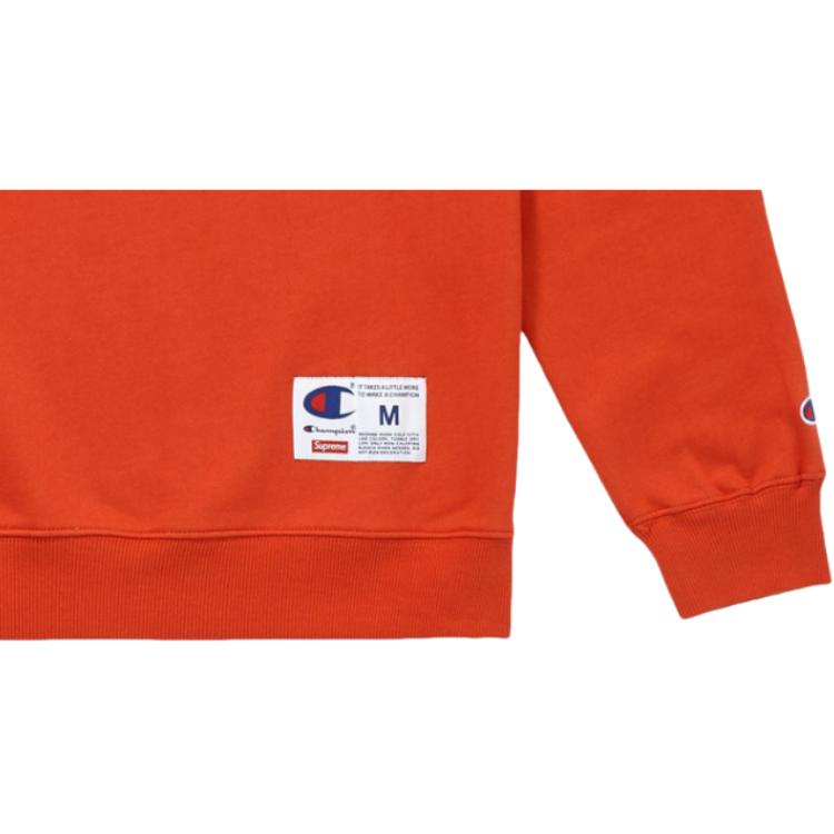 Худи Supreme × Champion (серое) — фото 4