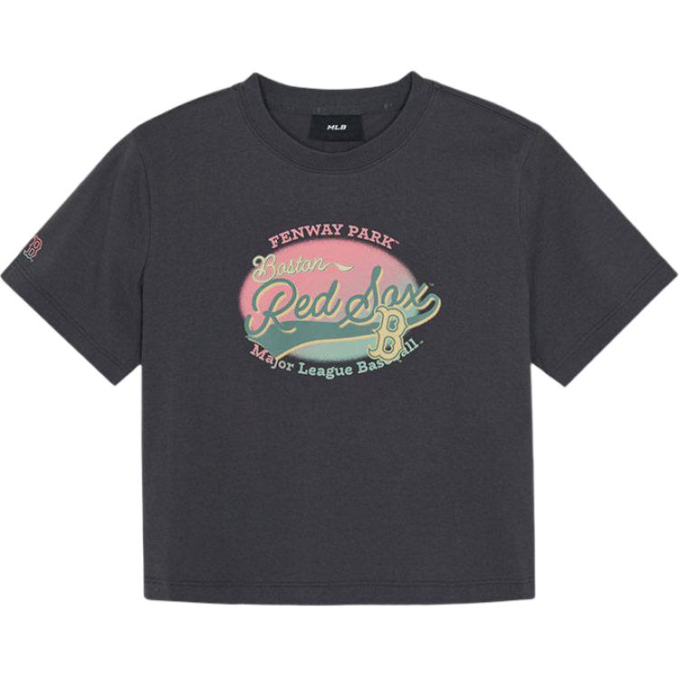 Женская футболка MLB Boston Red Sox (розовая)