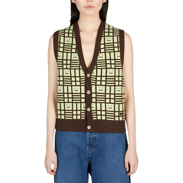 Женский жилет Acne Acne Studios V (коричневый)