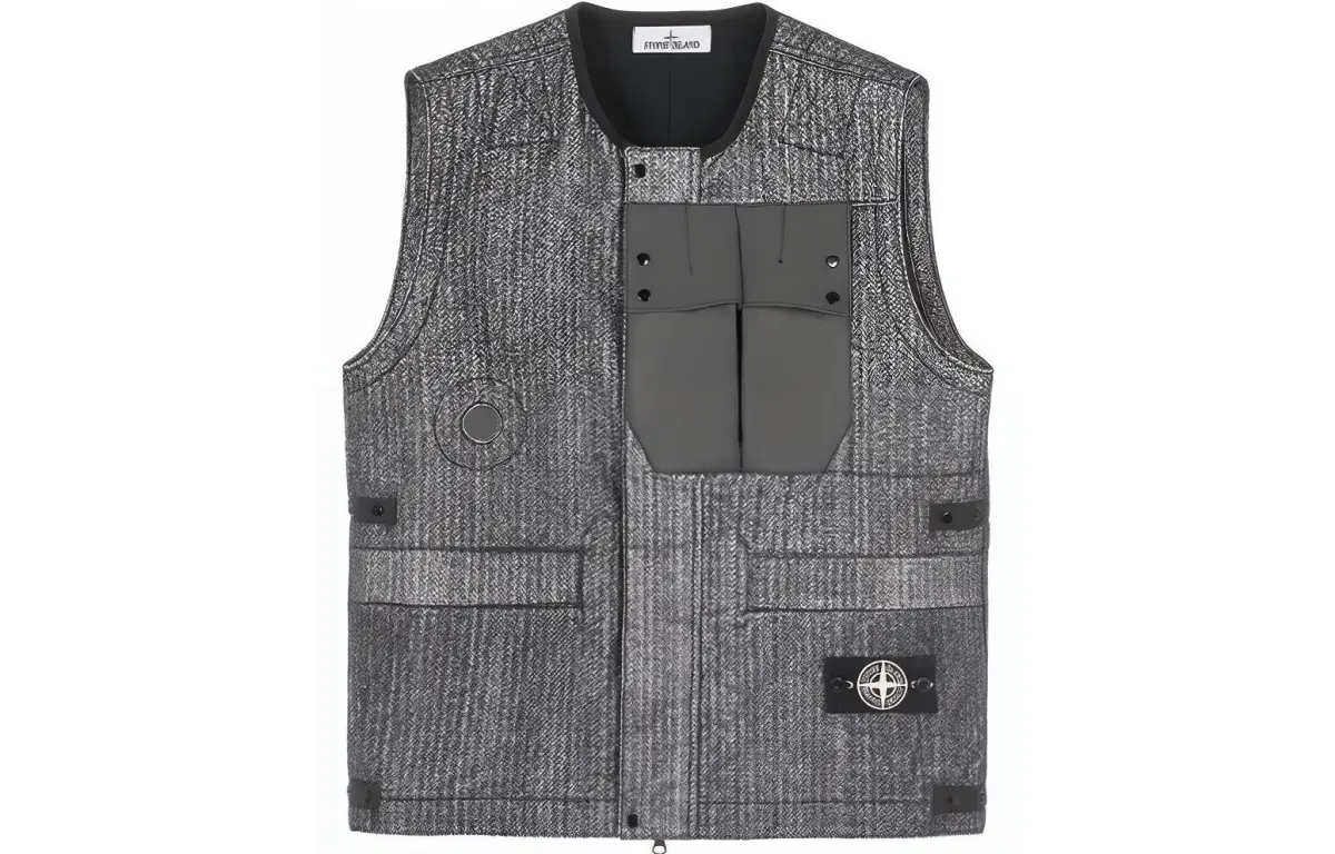 STONE ISLAND FW22 Vest Men's Black