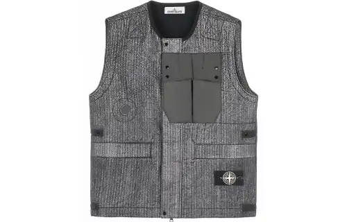 STONE ISLAND FW22 Vest Men's Black