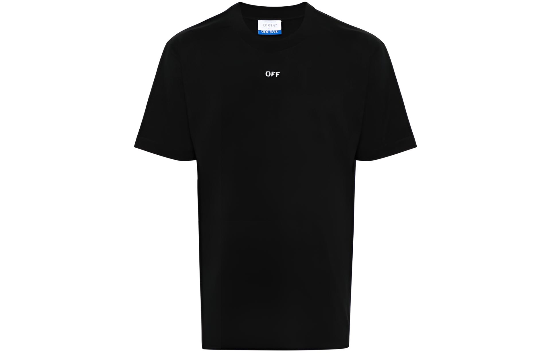 Мужская футболка OFF-WHITE OFF-WHITE T (черная)