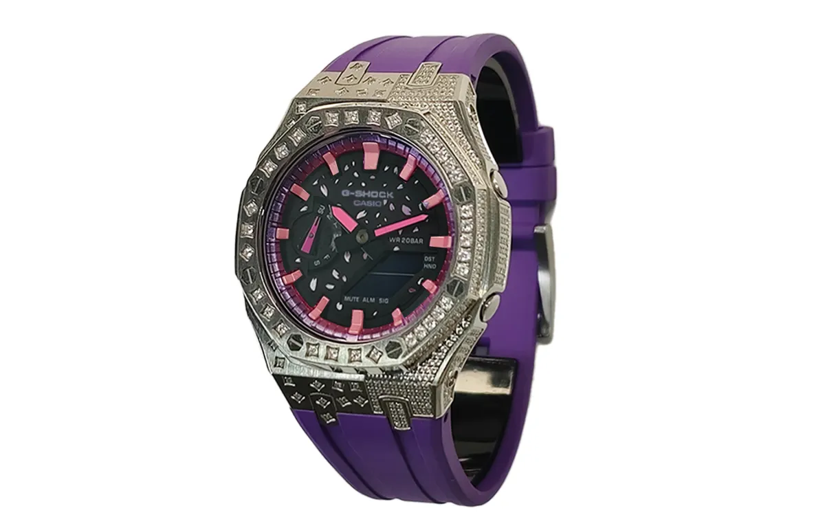 CASIO Men 44mm Purple Watch