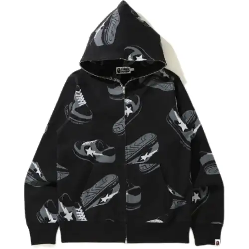 Bape Random Sta Full Zip Hoodie