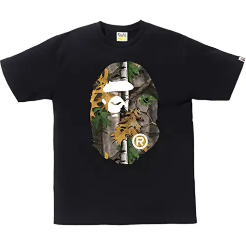 Bape Forest Camo Big Ape Head Tee