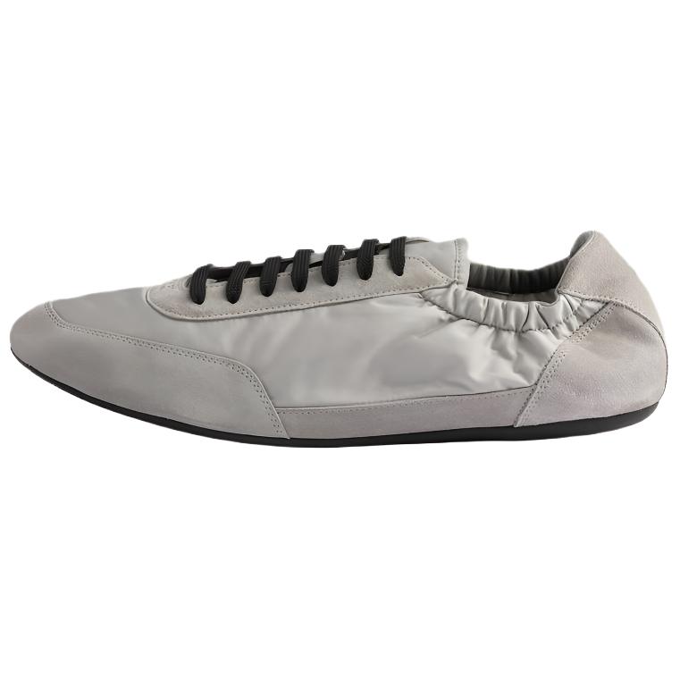 PRADA Re Nylon Collapse Low top Casual Shoes Men's Cloud Gray