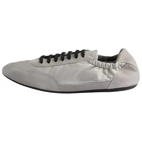 PRADA Re Nylon Collapse Low top Casual Shoes Men's Cloud Gray