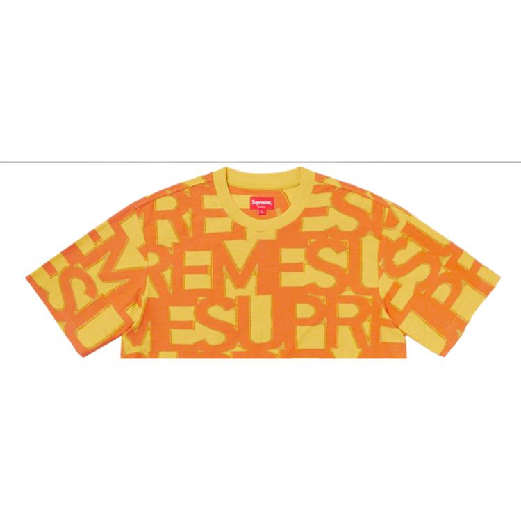 Футболка Supreme logoT (желтый) — фото 5
