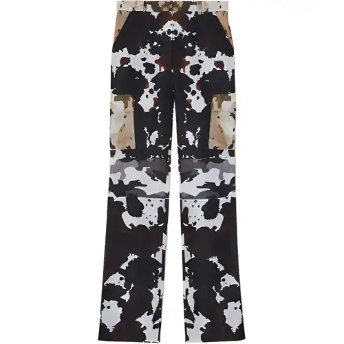 Burberry Cargo Pants Women's Honey Moderate Straight Fit Pants