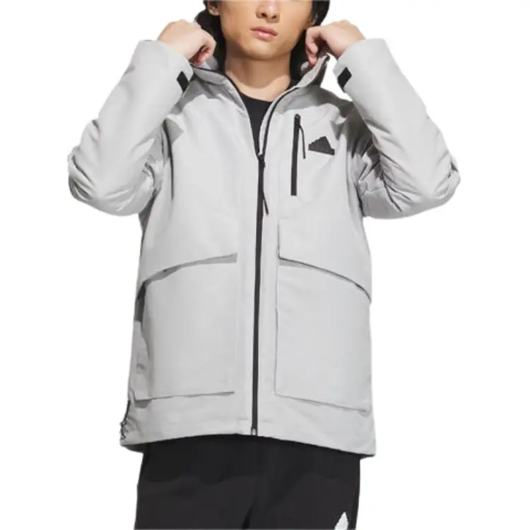 Adidas CITY ESCAPE Wind.Rdy City Escape Jacket Jackets & Coats Men's Light Gray