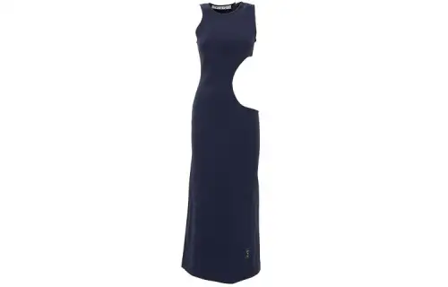 OFF-WHITE cut-out maxi dress