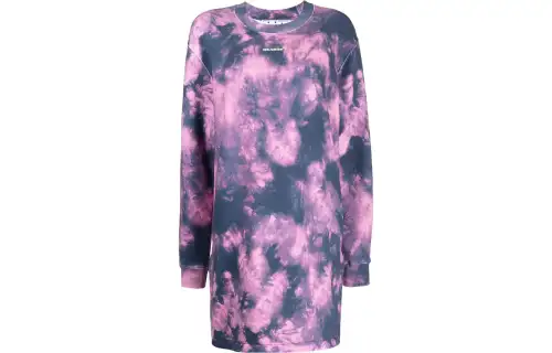 OFF-WHITE Arrows tie-dye sweatshirt dress