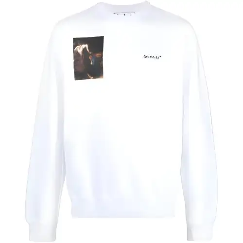 OFF WHITE Sweatshirt Men's White