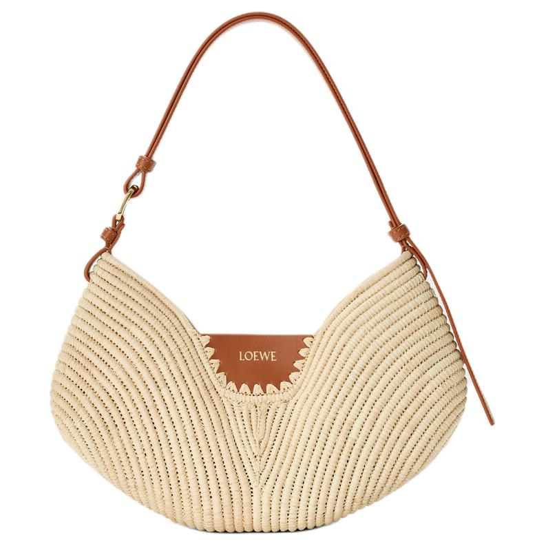 Женская сумка LOEWE Swing (бежевая)
