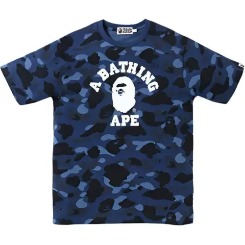 Bape Color Camo College Tee