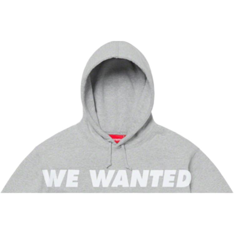 Худи Supreme SS20 Week 1 Known As Hooded Sweatshirt (серое) — фото 2