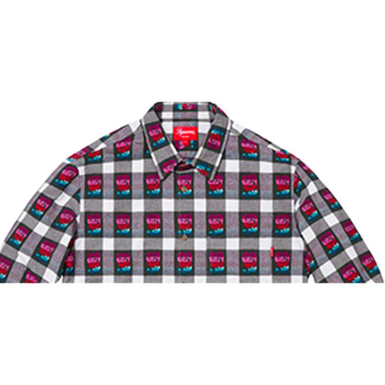 Рубашка Supreme SS19 (серая) — фото 4