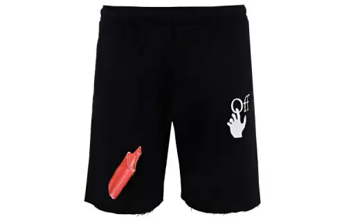 OFF-WHITE FW20 Pascal Drug Print Casual Shorts Men's