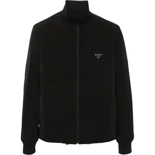 PRADA Triangle logo Zip up Jacket