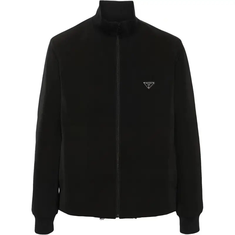 PRADA Triangle logo Zip up Jacket