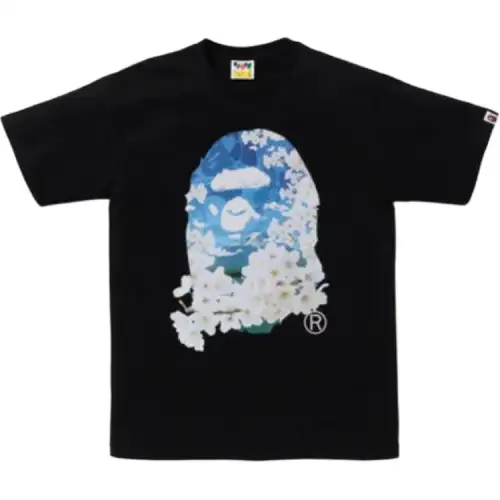 Bape Sakura Photo Ape Head Tee SS24