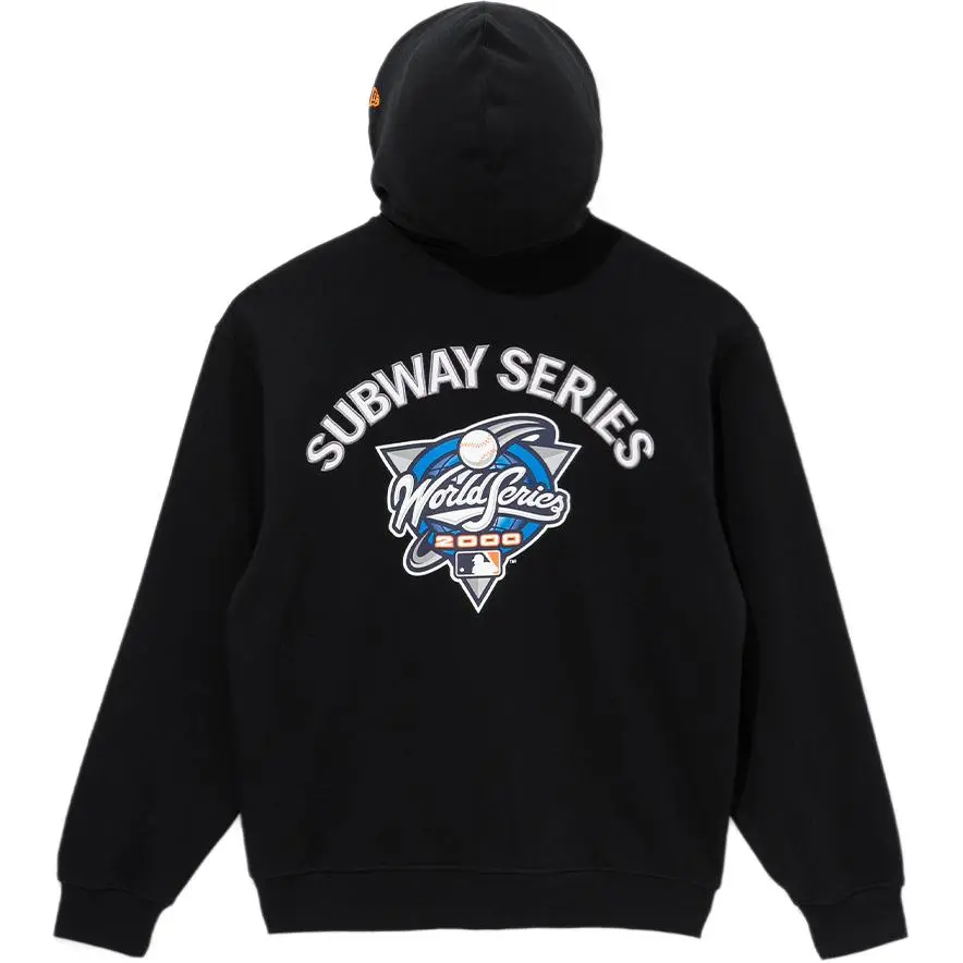 New Era Sweatshirts Unisex Black Hooded (Non-detachable) Moderate Straight Fit