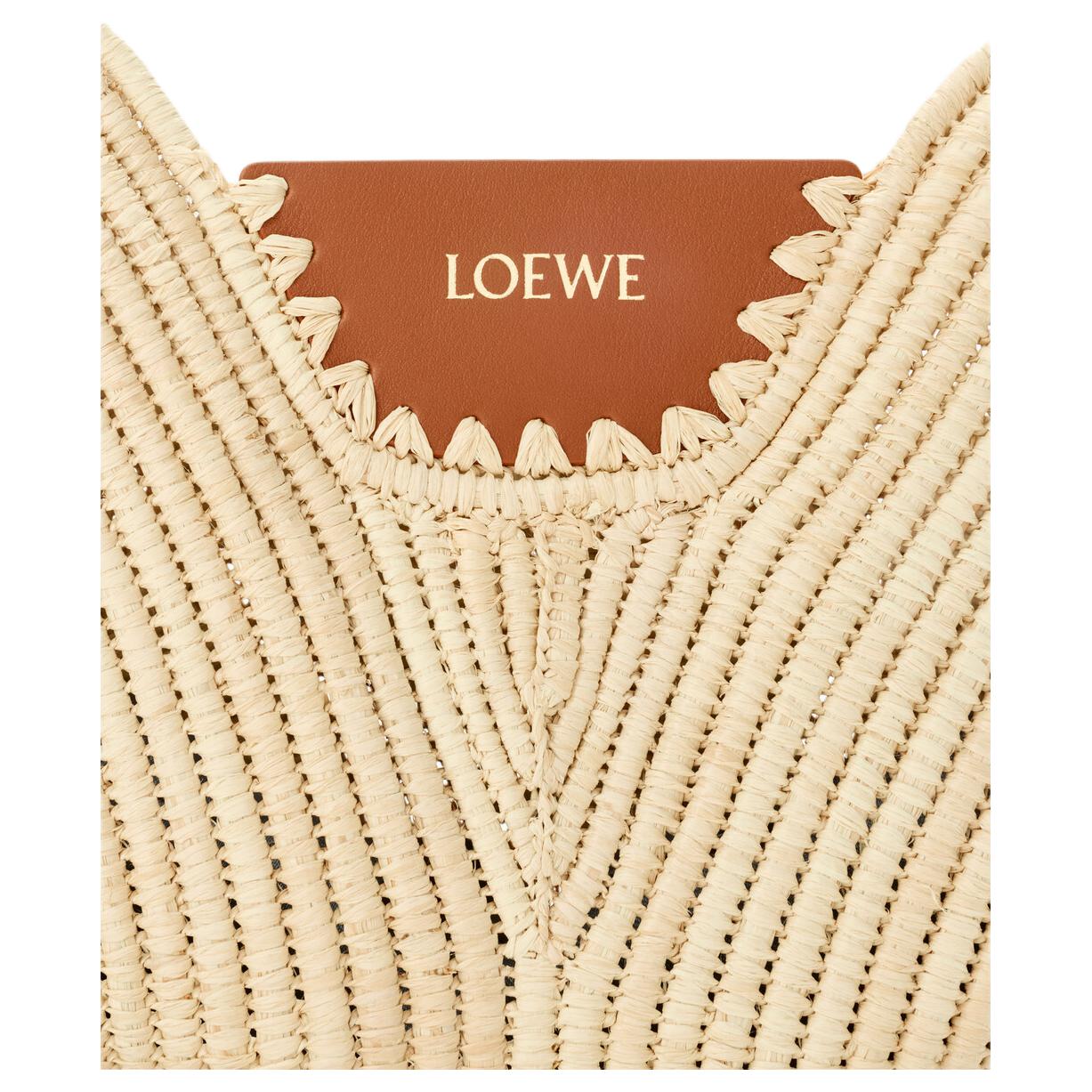 Женская сумка LOEWE Swing (бежевая) — фото 8