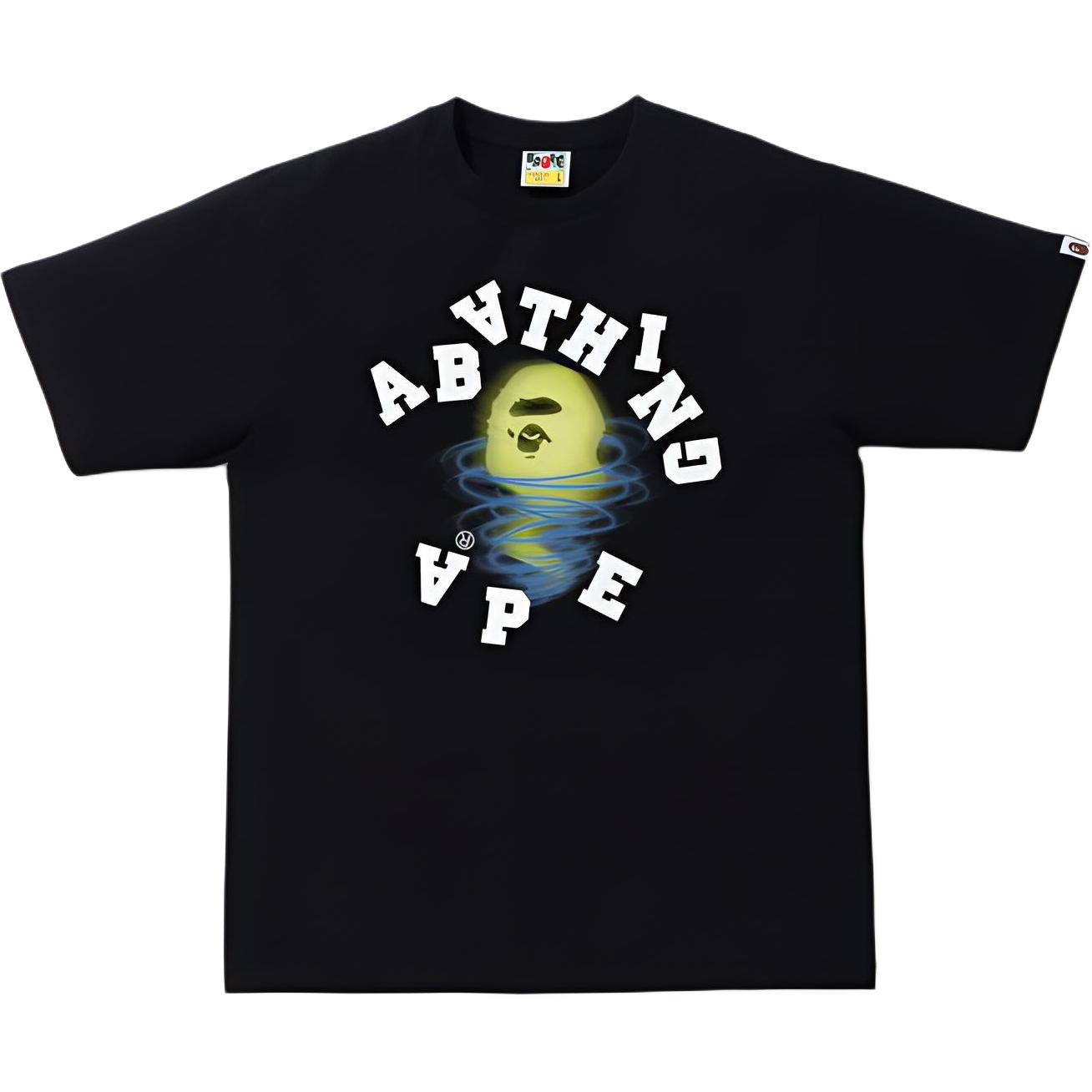 Мужская футболка A BATHING APE (черная)