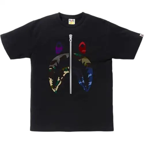 Bape Mix Camo Shark Tee