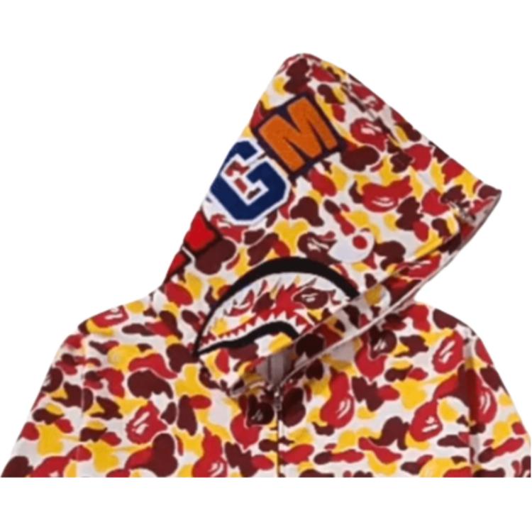 Худи A BATHING APE (красно-желтое) — фото 4