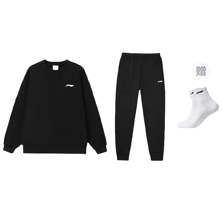 Li Ning Casual Sportswear Unisex Black