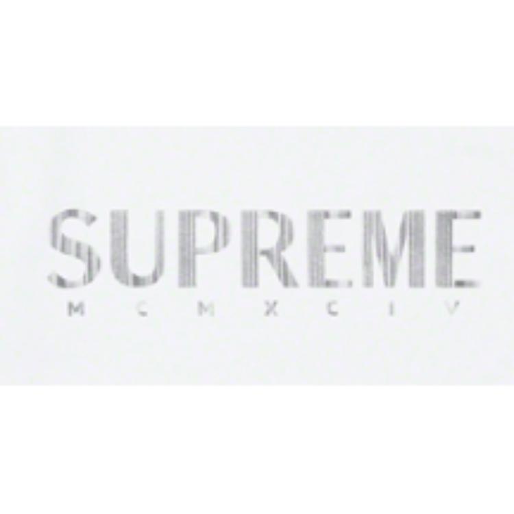 Футболка Supreme SS19 Gradient Logo Tee (белая) — фото 4