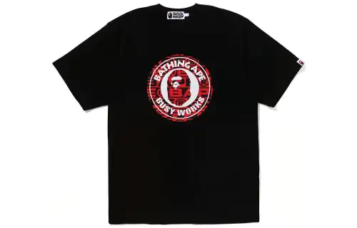 Bape Lux Sport Pattern Busy Works Tee
