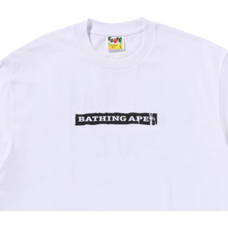 Мужская футболка A BATHING APE A BATHING APE FW24 T (белая) — фото 8