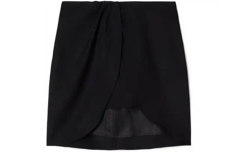 OFF WHITE Wo Twist High Waist Skirt