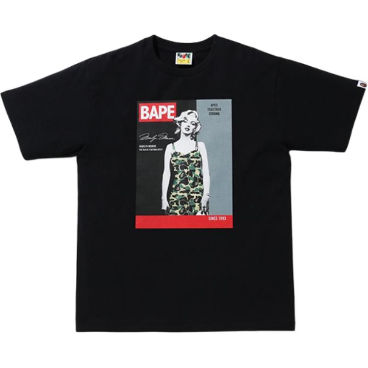 Футболка A BATHING APE × MARILYN MONROF T (камуфляжная)